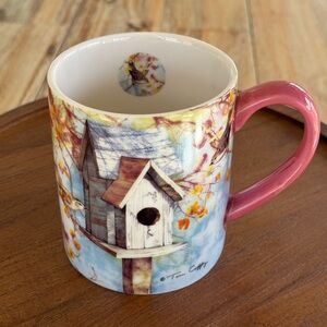 Lang Summer Birdhouse Ceramic Mug 14 oz.